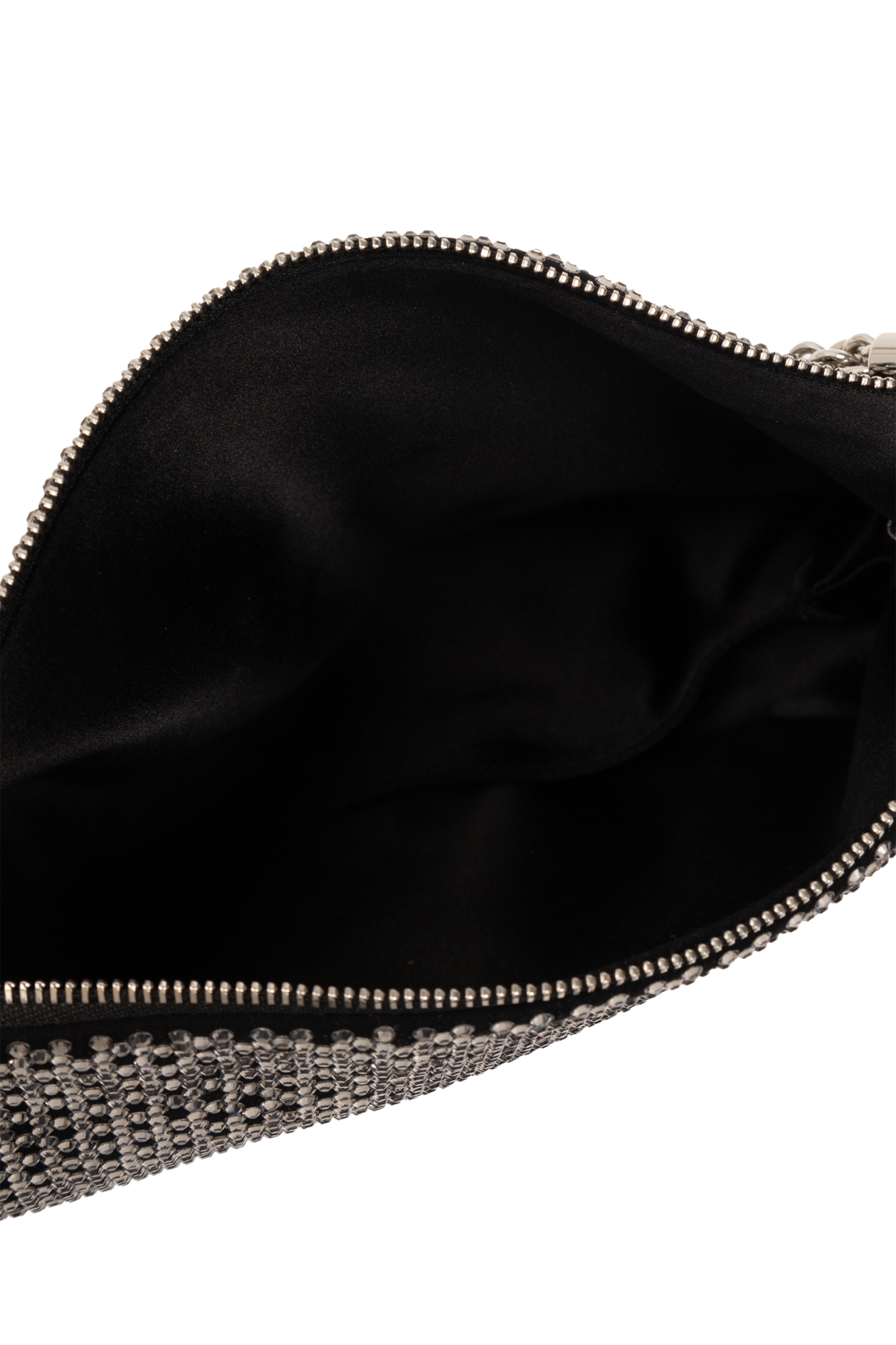 ハンドバッグ JIMMY CHOO Woman Handbag Black CALLIEBEN BLACKSILVER Callie | Black Velvet Clutch Bag | JIMMY CHOO